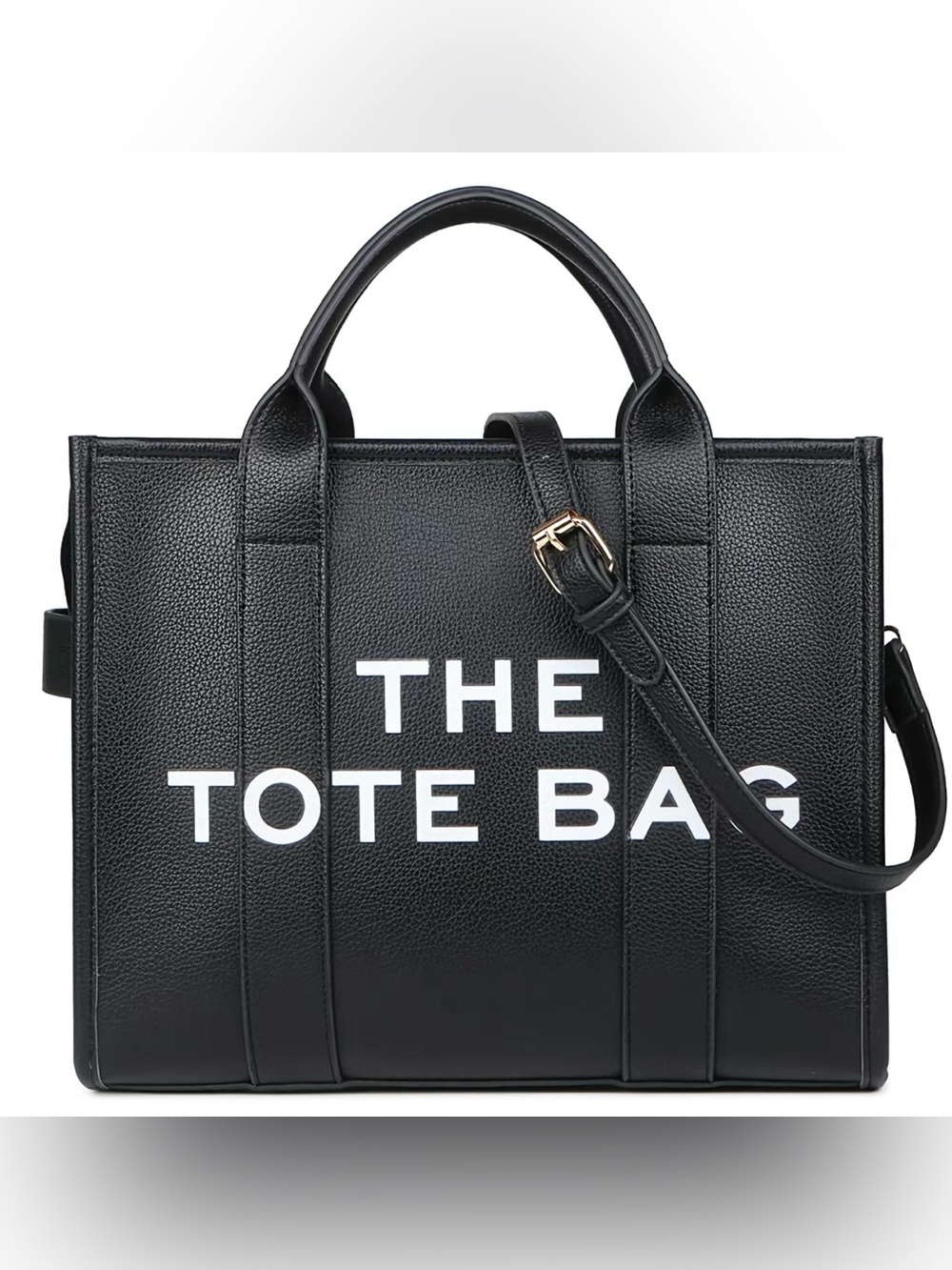 The  Tote bag Zipper Gold Hardware Women's Handbag Purse Tote New Black